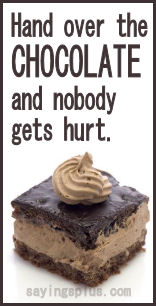 funny chocolate expressions