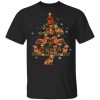 Cute Dachshund Christmas Tree Unisex T-Shirt