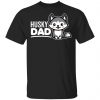 Husky Dad Cute Kawaii Cartoon Unisex T-Shirt
