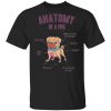 Anatomy of a pug Unisex T-Shirt