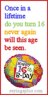sweet 16 quote