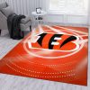 Cincinnati Bengals NFL Area Rug For Christmas Bedroom Rug Floor Decor Home Decor