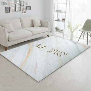 Armani Jeans Rectangle Rug Living Room Rug Christmas Gift US Decor