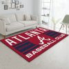 Atlanta Braves Mlb Area Rug, Kitchen Rug, Home US Decor