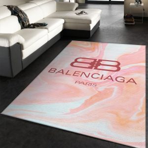 Balenciaga Area Rug Bedroom Rug Christmas Gift US Decor