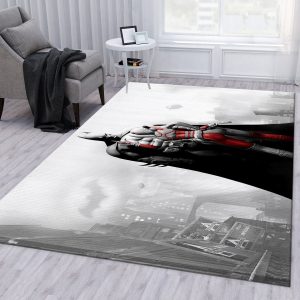 Batman Ft Harley Quinn Movie Area Rug Bedroom Rug US Gift Decor