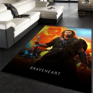 Braveheart 1995 Area Rug Movie Rug Floor Decor Home Decor