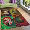 Camo Squad Star War Pop Art Rug, Bedroom Rug, Home US Decor