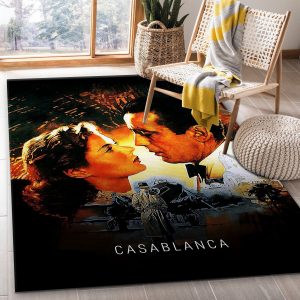 Casablanca 1942 Area Rug Movie Rug Christmas Gift US Decor