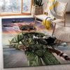 Cat Pilot In The Air Force Area Rug Living room and bedroom Rug US Gift Decor