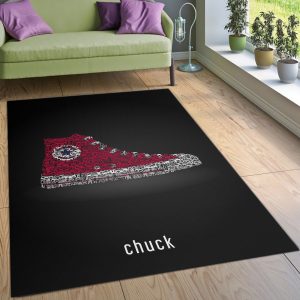 Chuck Doodle Area Rug Bedroom Rug Floor Decor Home Decor
