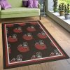 Cleveland Browns Repeat Rug Nfl Team Area Rug Carpet, Kitchen Rug, Family Gift US Decor
