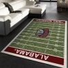 College Alabama NFL Team Logo Area Rug, Bedroom Rug, Floor Decor Home Decor