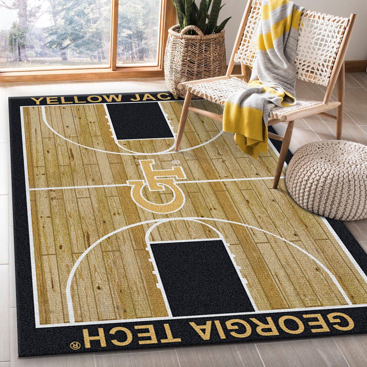 College-Home-Court-Georgia-Tech-Basketball-Team-Logo-Area-Rug-Bedroom-Rug-Christmas-Gift-US-Decor.jpg