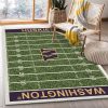 College NFL Team Logo Area Rug, Living Room Rug, Floor Decor Home Decor