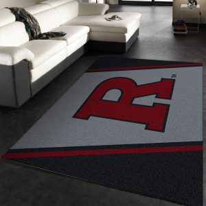College Spirit Rutgers Sport Area Rug Team Logo Christmas Gift US Decor