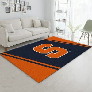 College Spirit Syracuse Sport Area Rug Team Logo Christmas Gift US Decor