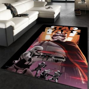 Cpt Phasma Area Rug, Dark Side vs Light Side, Home US Decor