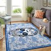 Dallas Mavericks Nba Team Logo Skull Flower Style Nice Gift Home Decor Rectangle Area Rug