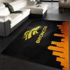 Denver Broncos Skyline NFL Area Rug, Kitchen Rug, Christmas Gift US Decor