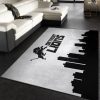 Detroit Lions Skyline NFL Area Rug, Kitchen Rug, Home US Decor