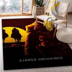 Django Unchained 2012 Rug Movie Rug Family Gift US Decor