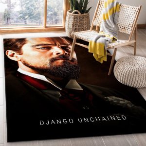 Django Unchained Area Rug Art Painting Movie Rugs US Gift Decor