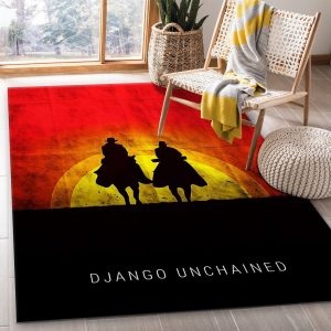 Django Unchained Area Rug Movie Rug Family Gift US Decor