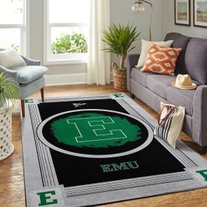 Eastern Michigan Eagles Ncaa Team Logo Nice Gift Home Decor Rectangle Area Rug