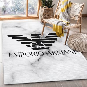 Emporio Armani Rug Living Room Rug Christmas Gift US Decor