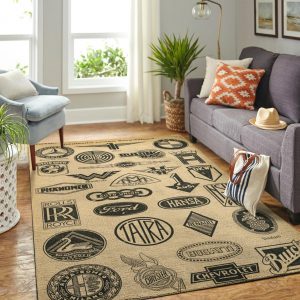 Existing Automobile Marks Car Brands Area Rug Rugs For Living Room Rug Home Decor