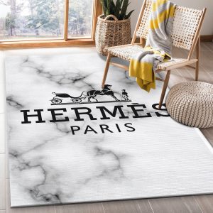 Hermes Paris Rectangle Rug Living Room Rug Christmas Gift US Decor