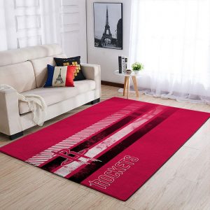 Houston Rockets Nba Team Logo Nice Gift Home Decor Rectangle Area Rug