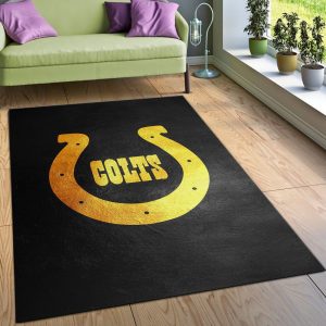 Indiana Colts NFL Area Rug For Christmas, Bedroom, Christmas Gift US Decor