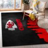 Kansas City Chiefs Skyline NFL Area Rug Carpet, Kitchen Rug, Family Gift US Decor