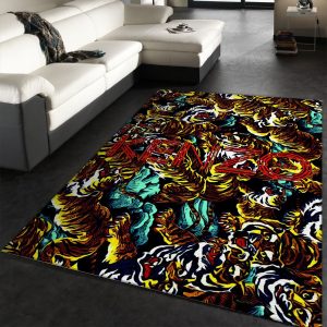 Kenzo Logo Rug Fashion Brand Rug Floor Decor Home Decor