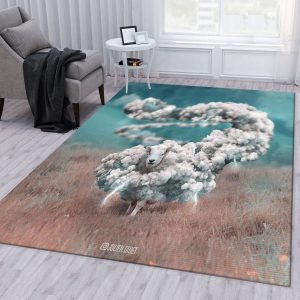 Lamb Rug Bedroom Rug Family Gift US Decor