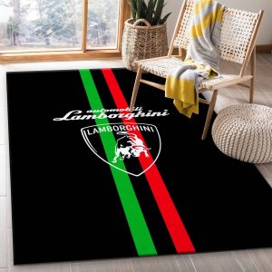 Lamborghini Area Rug Bedroom Rug Christmas Gift US Decor