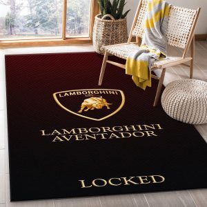 Lamborghini Aventador Area Rugs Bedroom Rug Floor Decor Home Decor