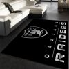 Las Vegas Raiders Imperial Chrome Rug NFL Area Rug For Christmas, Bedroom, US Gift Decor