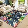 Legend The Beatle Crossing Abbey Road Colorful Drawing Living Room Area Rug Carpet,  Kitchen Rug,  Family Gift US Decor
