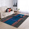 Los Angeles Dodgers Mlb Team Logo Wooden Style Style Nice Gift Home Decor Rectangle Area Rug