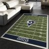 Los Angeles Rams Imperial Homefield Rug NFL Area Rug, Kitchen Rug, Family Gift US Decor
