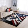 Los Angeles Rams Nfl Team Logo Mickey Us Style Nice Gift Home Decor Area Rug Rugs For Living Room