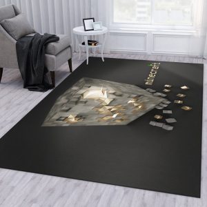 Minecraft Gaming Area Rug Living Room Rug US Gift Decor