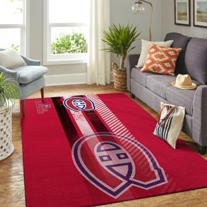 Montr Al Canadiens Nhl Team Logo Nice Gift Home Decor Rectangle Area Rug
