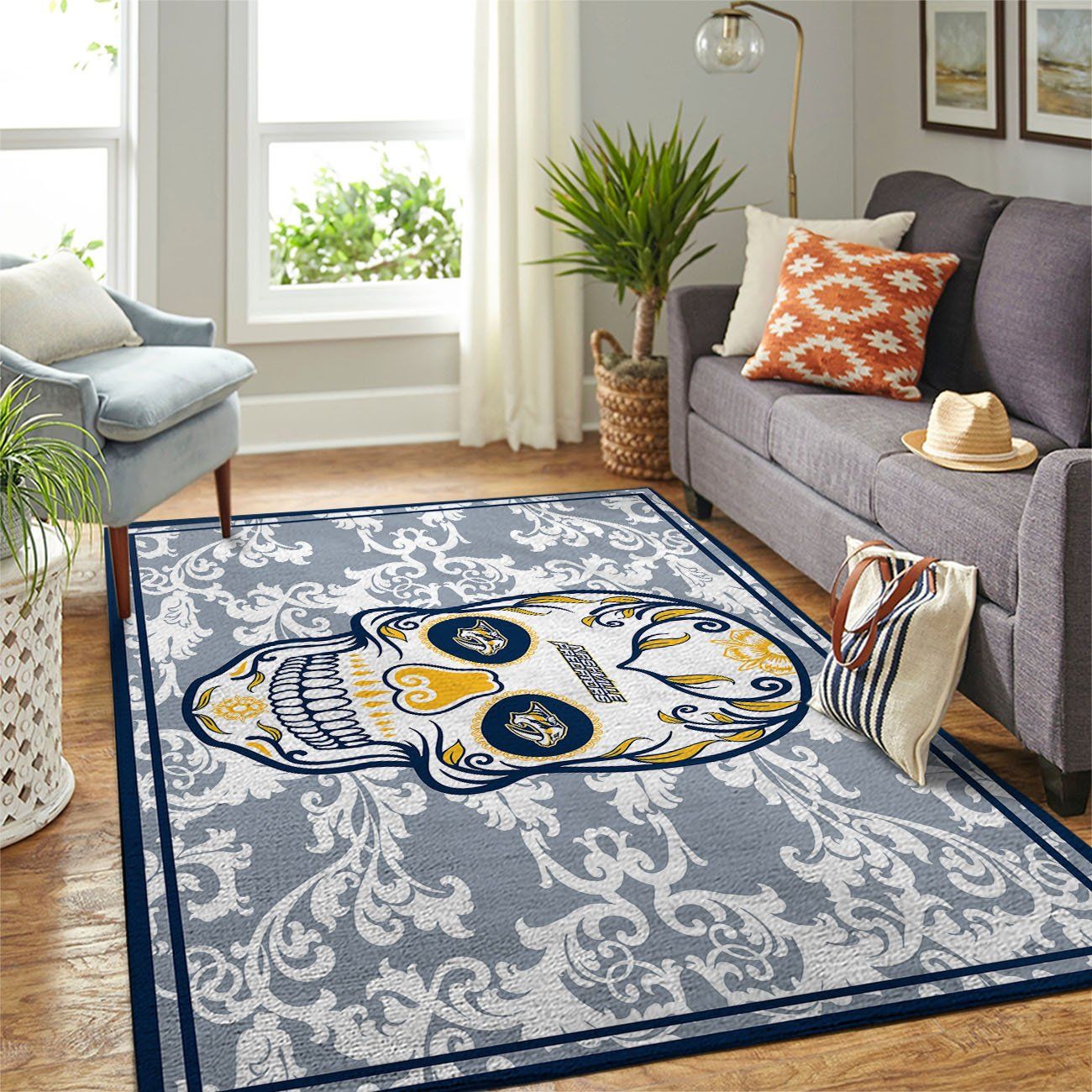 Nashville-Predators-Nhl-Team-Logo-Skull-Flower-Style-Nice-Gift-Home-Decor-Rectangle-Area-Rug.jpg