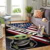 New Orleans Saints Nfl Team Logo Baby Yoda Us Style Nice Gift Home Decor Rectangle Area Rug