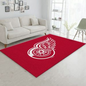 Nhl Spirit Detroit Redwings Area Rug Carpet, Kitchen Rug, Home US Decor