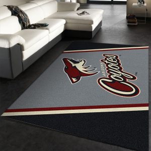 Nhl Spirit Phoenix Coyotes Area Rug, Kitchen Rug, Floor Decor Home Decor